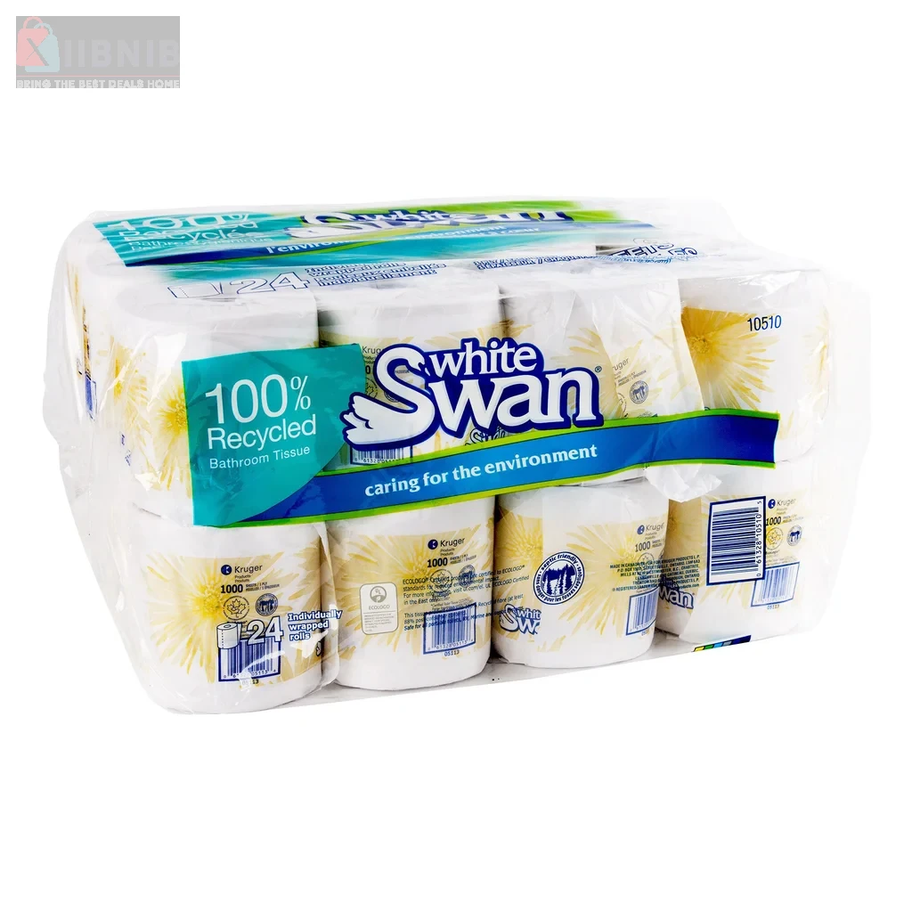 White Swan 1-ply Individually Wrapped Bathroom Ti ue Roll , 24-pack – Grocery & Hou ehold | XIIBNIB
