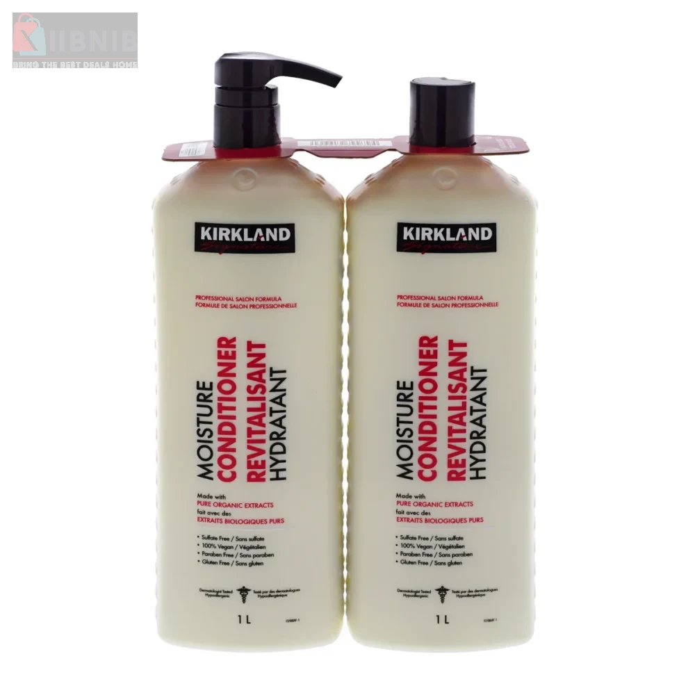 Kirkland Signature Moi ture Hair Conditioner (2 x 1L) – Skin Care & Beauty | XIIBNIB