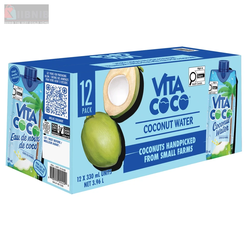 Vita Coco Pure Coconut Water 24 × 330 mL – Food & Beverage  | XIIBNIB