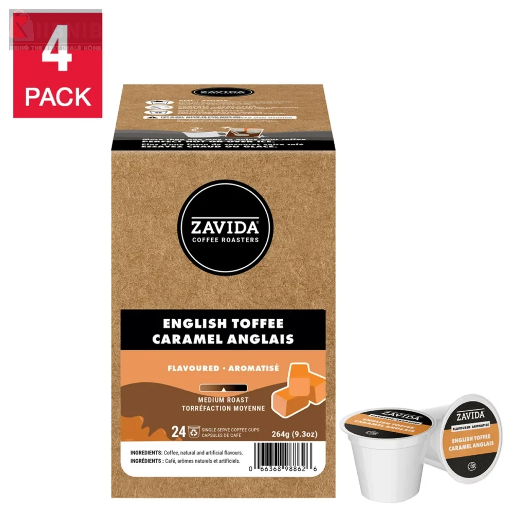 Zavida Engli h Toffee Coffee K-Cup Pod , 96-Count – Coffee Pod  & K-Cup  | XIIBNIB