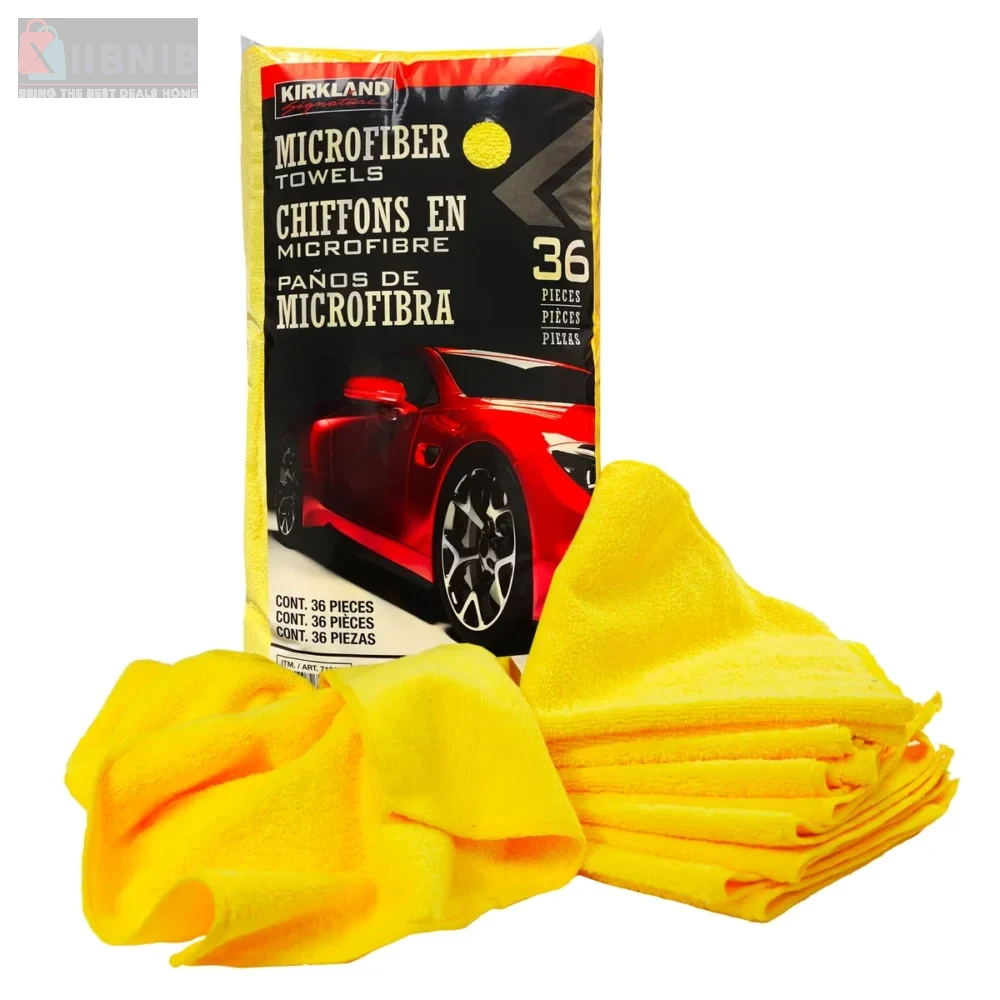 Kirkland Signature Microfibre Towel  Set 36 pack – Automotive & Tire  | XIIBNIB
