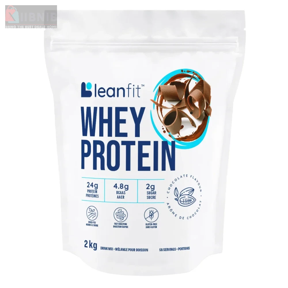 LEANFIT Whey Protein Powder Chocolate, 2kg Bag – Collagen & Protein | XIIBNIB